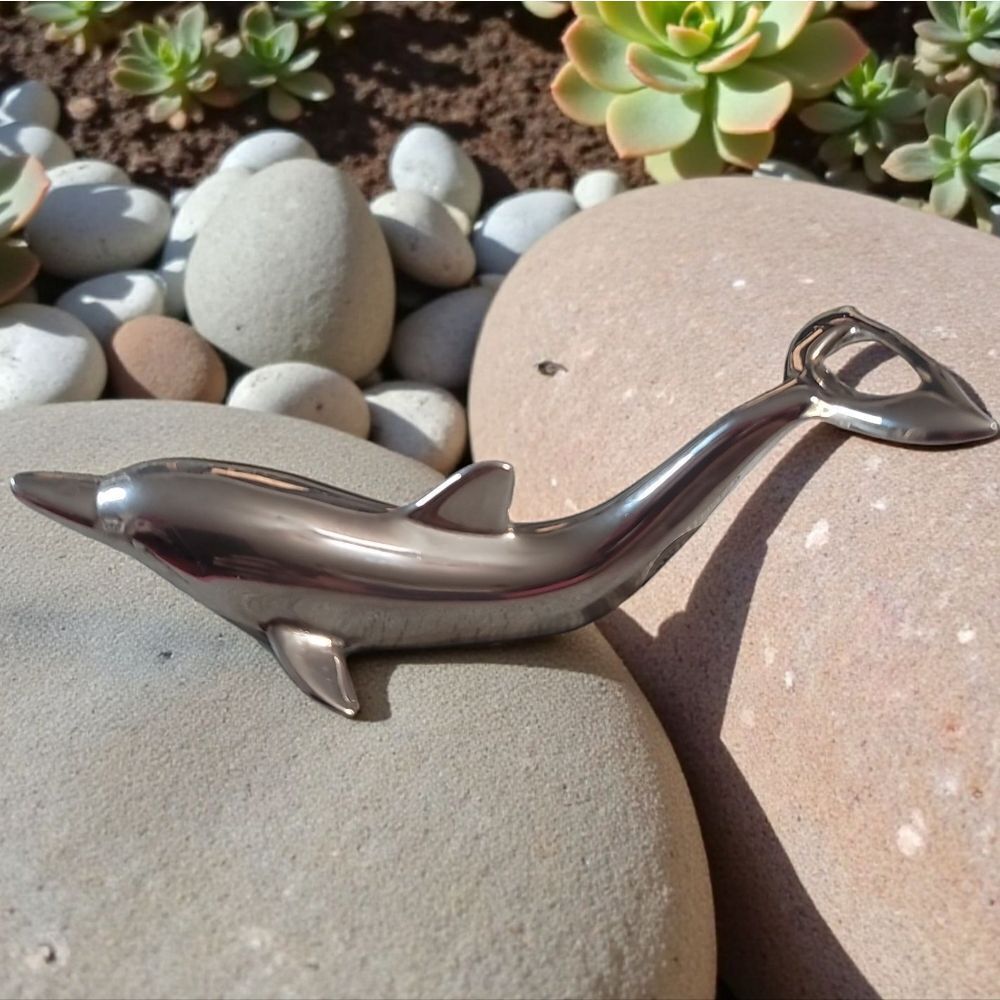 Dolphin 1991 Bottle Opener Silver Plated